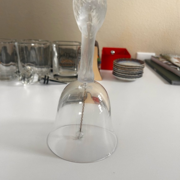 Neiman Marcus Christmas Angel Glassware Bell - Picture 2 of 3